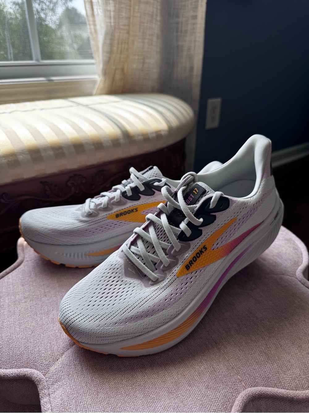 Brooks Women's White Running Shoes Ghost 17